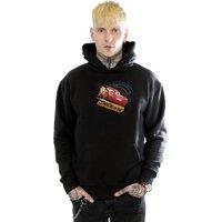 Disney Men's Cars Lightning McQueen Hoodie in Black | Size: Medium