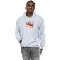 Disney Men's Cars Lightning McQueen Hoodie in Grey | Size: Small