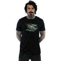 Disney Men's Cars Jackson Storm T-Shirt in Black | Size: XL