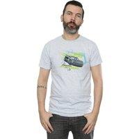 Disney Men's Cars Jackson Storm T-Shirt in Grey | Size: Small
