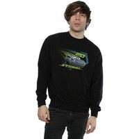 Disney Men's Cars Jackson Storm Sweatshirt in Black | Size: 3XL