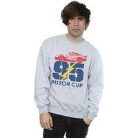 Disney Men's Cars Piston Cup 95 Sweatshirt in Grey | Size: Large
