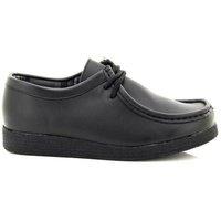 Route 21 Men's Coated Leather Apron Para Shoes in Black | Size: 6