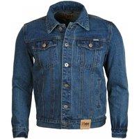 D555 Men's London Trucker Denim Jacket in Light Stone | Size: Small