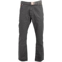 D555 Men's London Canary Bedford Cord Kingsize Tuxedo Trousers in Charcoal | Size: 32S