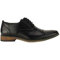 Goor Men's Capped Lace Oxford Brogue Shoes in Black | Size: 4