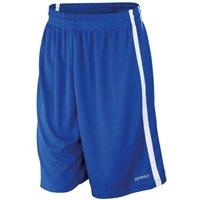 Spiro Men's Quick Dry Basketball Shorts in Bright Blue | Size: XS