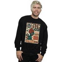 The Big Bang Theory Men's Infographic Poster Sweatshirt in Black | Size: 2XL