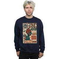 The Big Bang Theory Men's Infographic Poster Sweatshirt in Navy | Size: Small
