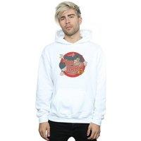 Tom & Jerry Men's Classic Catch Hoodie in White | Size: Medium
