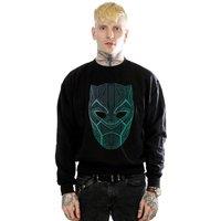 Marvel Men's Black Panther Tribal Mask Sweatshirt | Size: XL
