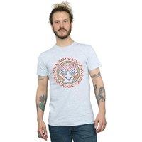 Marvel Men's Black Panther Tribal Panther Icon T-Shirt in Grey | Size: 3XL