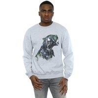 Marvel Men's Black Panther Wild Silhouette Sweatshirt in Grey | Size: XL