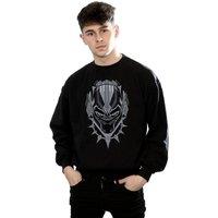 Marvel Men's Black Panther Head Sweatshirt | Size: 2XL