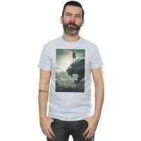 Marvel Men's Black Panther Poster T-Shirt in Grey | Size: 3XL