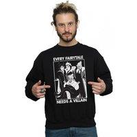 Disney Men's Every Fairy Tale Needs A Villain Sweatshirt in Black | Size: Small