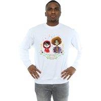 Disney Men's Coco Miguel & Hector Sweatshirt in White | Size: Large
