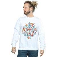 Disney Men's Coco Tree Pattern Sweatshirt in White | Size: Large