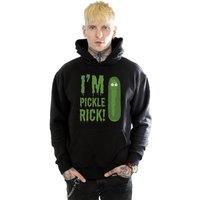 Rick & Morty Men's Im Pickle Rick Hoodie in Black | Size: Medium