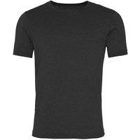 AWDis Men's Washed T-Shirt in Jet Black | Size: XL