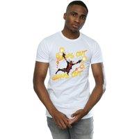 Marvel Men's Deadpool Suns Out Guns Out T-Shirt in White | Size: Small