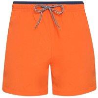 Asquith & Fox Men's Swim Shorts in Pale Orange | Size: Medium
