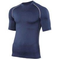 Rhino Men's Sports Base Layer Short Sleeve T-Shirt in Mid Grey | Size: XS