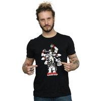Marvel Men's Deadpool Multitasking T-Shirt in Black | Size: 3XL