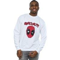 Marvel Men's Deadpool Seriously Sweatshirt in White | Size: Medium