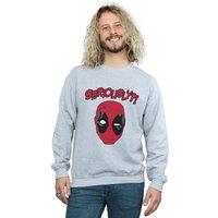 Marvel Men's Deadpool Seriously Sweatshirt in Grey | Size: XL