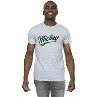 Disney Men's Mickey Mouse Bold T-Shirt in Grey | Size: Large