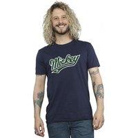 Disney Men's Mickey Mouse Bold T-Shirt in Navy | Size: XL