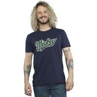 Disney Men's Mickey Mouse Bold T-Shirt in Navy | Size: 5XL