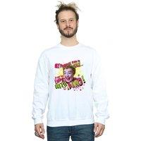 DC Comics Men's Batman TV Series Joker Bang Sweatshirt in White | Size: Small