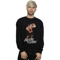 Disney Men's Beauty & The Beast Gaston Biceps To Spare Sweatshirt in Black | Size: Medium