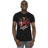 Marvel Men's What If Captain Carter T-Shirt in Black | Size: 5XL