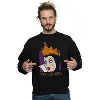 Disney Men's Evil Queen Cropped Head Sweatshirt in Black | Size: Large