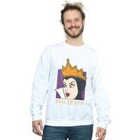Disney Men's Evil Queen Cropped Head Sweatshirt in White | Size: 3XL