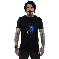 Marvel Men's Black Panther Neon Mask T-Shirt | Size: Small