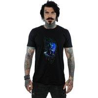 Marvel Men's Black Panther Neon Mask T-Shirt | Size: Medium