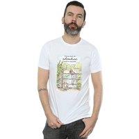 Disney Men's Winnie The Pooh Adventure T-Shirt in White | Size: Large