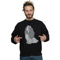 Disney Men's Lady & The Tramp Classic Lady Sweatshirt in Black | Size: Medium