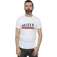Marvel Men's Deadpool Evolution T-Shirt in White | Size: Large