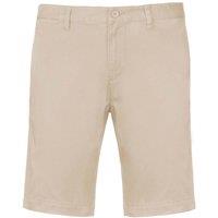 Kariban Men's Chino Bermuda Shorts in Beige | Size: 2XL