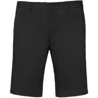 Kariban Men's Chino Bermuda Shorts in Black | Size: 2XL
