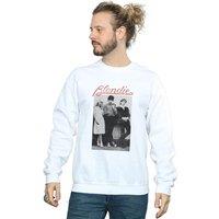 Blondie Men's Distressed Band Sweatshirt in White | Size: XL