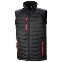 Result Men's Black Compass Padded Soft Shell Gilet | Size: Medium