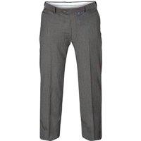 Duke Clothing Men's D555 Supreme Stretch Kingsize Trousers in Charcoal | Size: 42L
