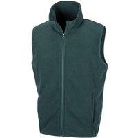Result Men's Core Micro Fleece Gilet in Green | Size: XS