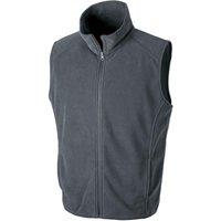 Result Men's Core Micro Fleece Gilet in Charcoal | Size: 3XL